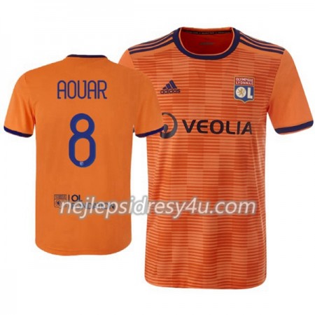 Fotbalový Dres Olympique Lyon Houssem Aouar 8 Alternativní 2018/19